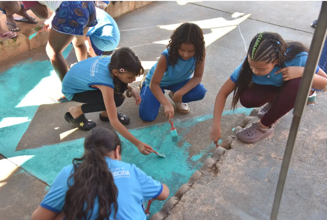 Copa do Mundo inspira atividades pedagógicas em escola municipal no Madre Germana